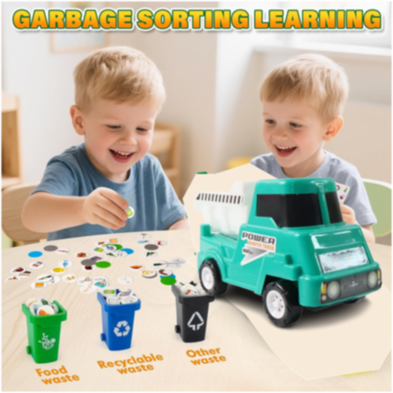 Plastic dumper truck toy made to last for kids