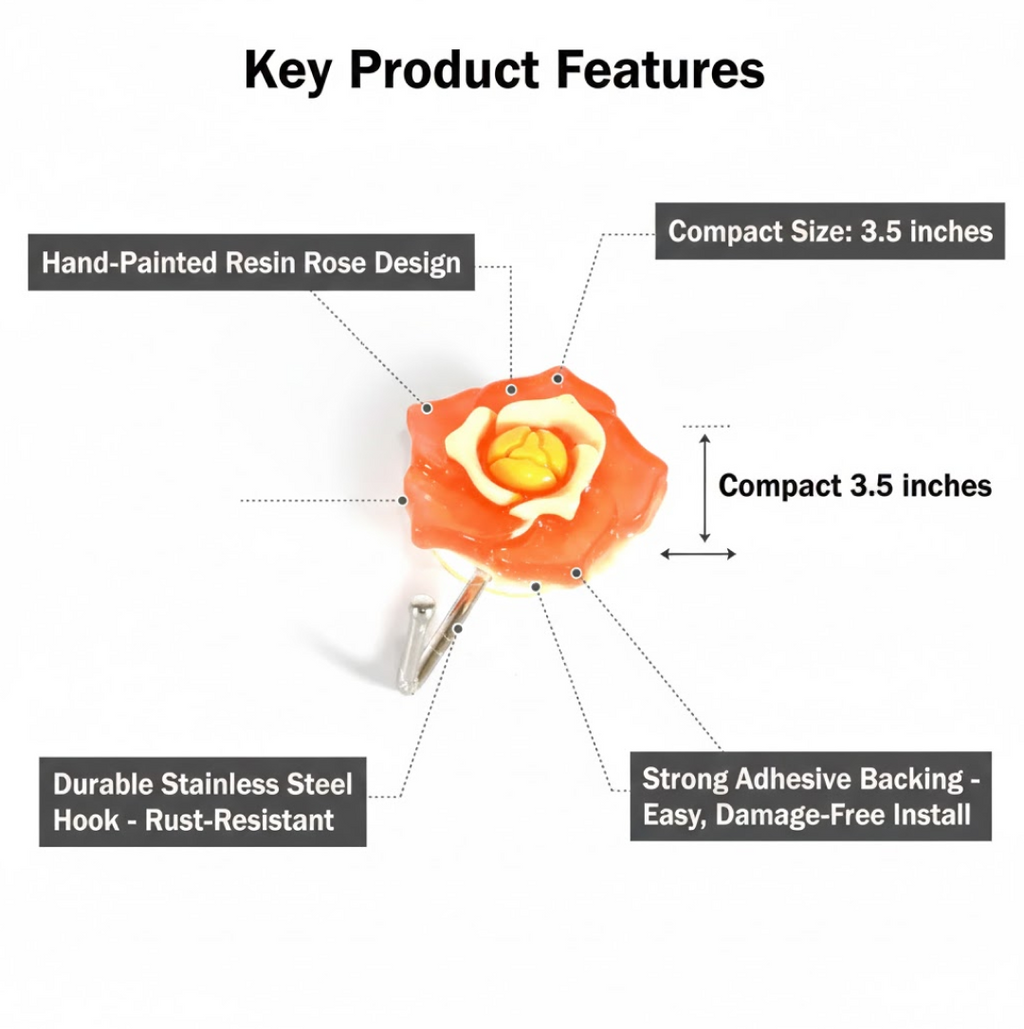 A person demonstrating how to peel and stick a self adhesive wall hook onto a smooth surface.
