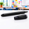 Mix color dry erase marker with built-in eraser cap suitable for office and school.