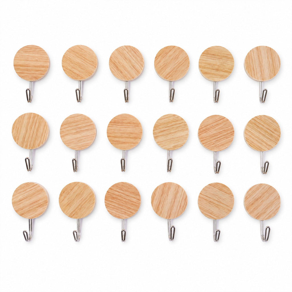 Wall hooks with a white background for size reference