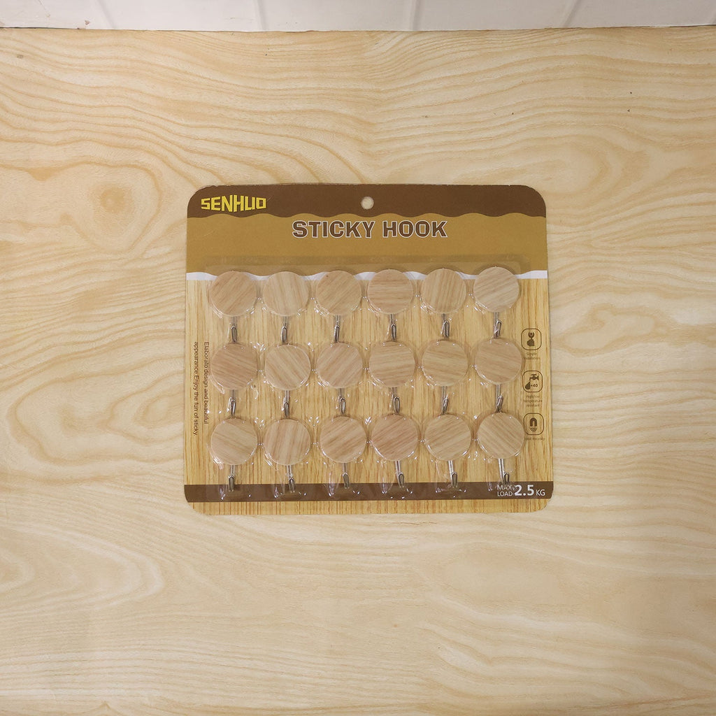 Size guide for self-adhesive wall hooks