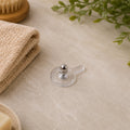 Transparent nail-free wall hook suitable for hanging keys and towels