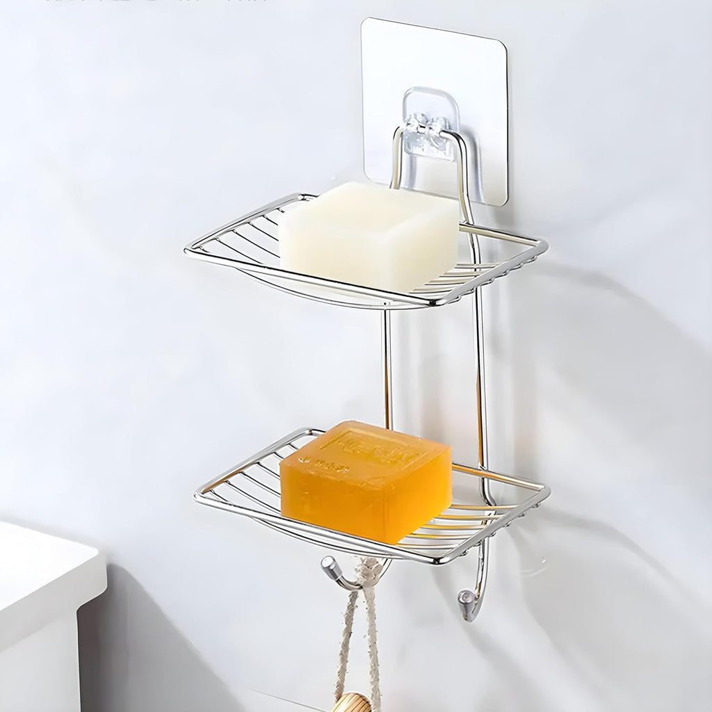 Bathroom and kitchen wall hook in use