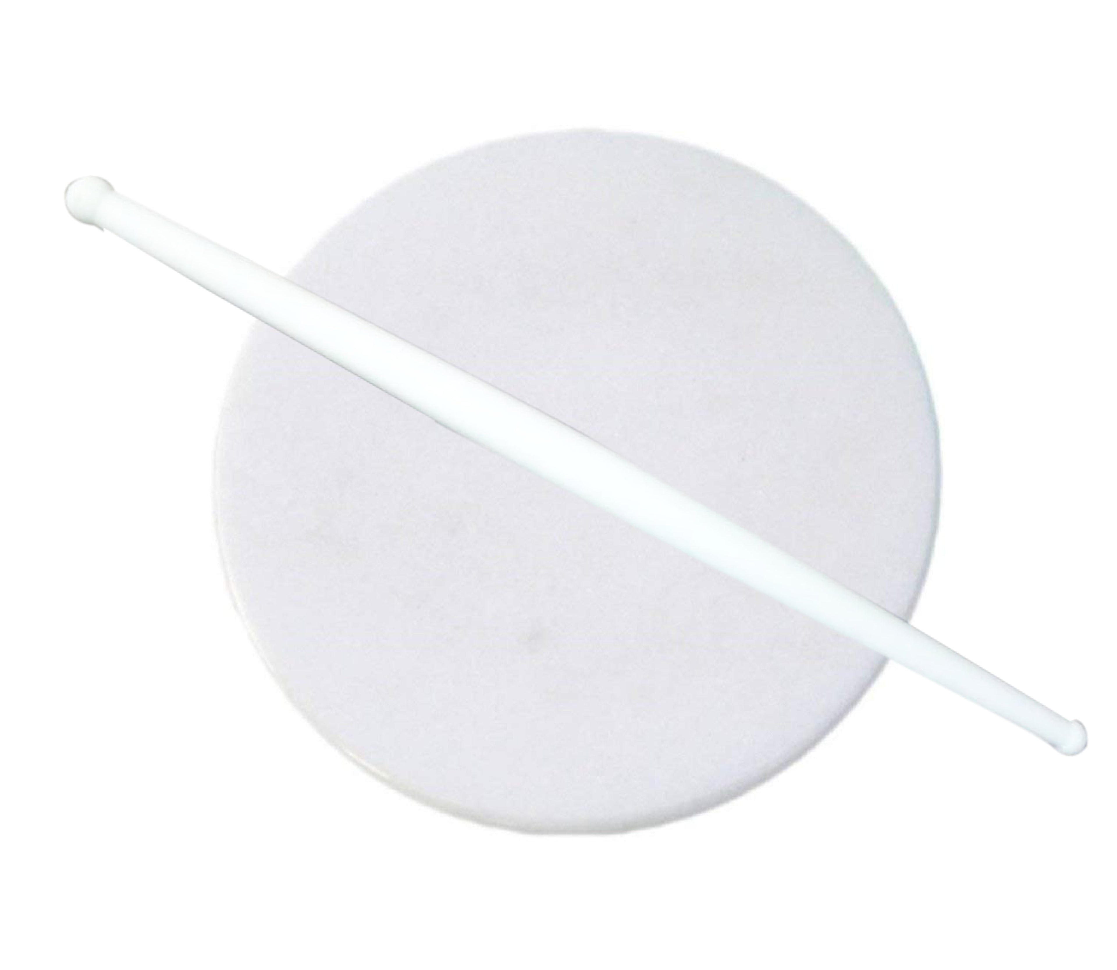 High-quality plastic rolling pin designed for easy and efficient chapati preparation.