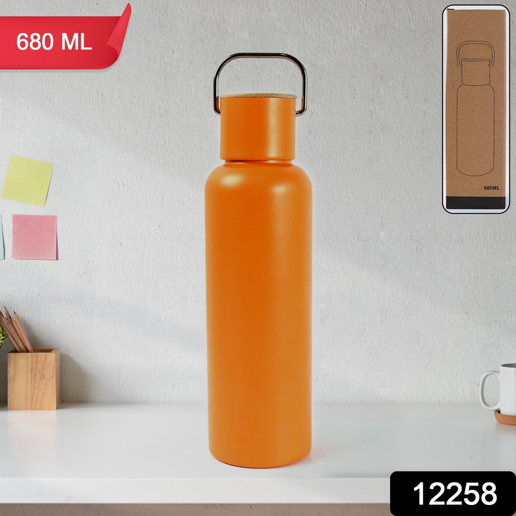 Own Hydrate stainless steel water bottle displayed upright