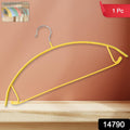 Multipurpose metal clothes hanger for shirts and garments