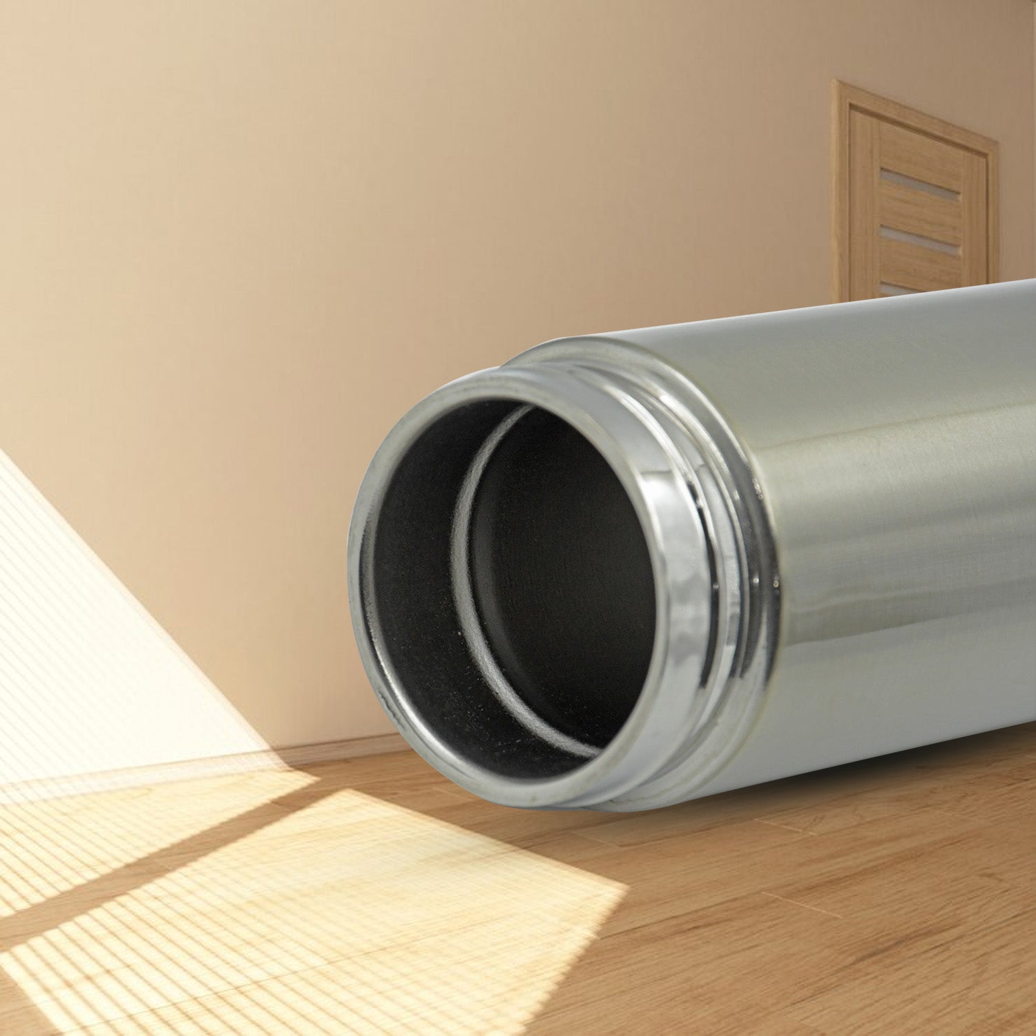 The durable BPA-free stainless steel water bottle in a clean product shot.
