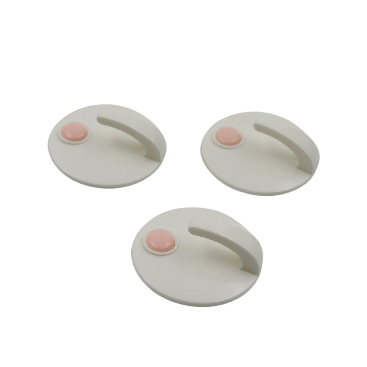 Step-by-step guide demonstrating the easy, drill-free installation of GlimmerHome's self-adhesive hooks.