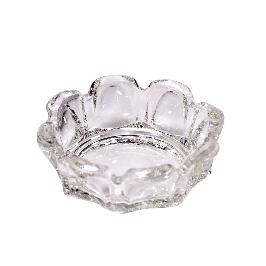 Stylish round tabletop ashtray for cigars and cigarettes, enhancing modern decor.