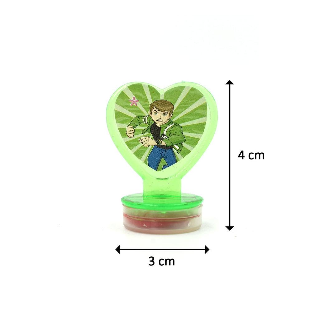 Cute cartoon heart stamps in a set, great for classroom motivation.