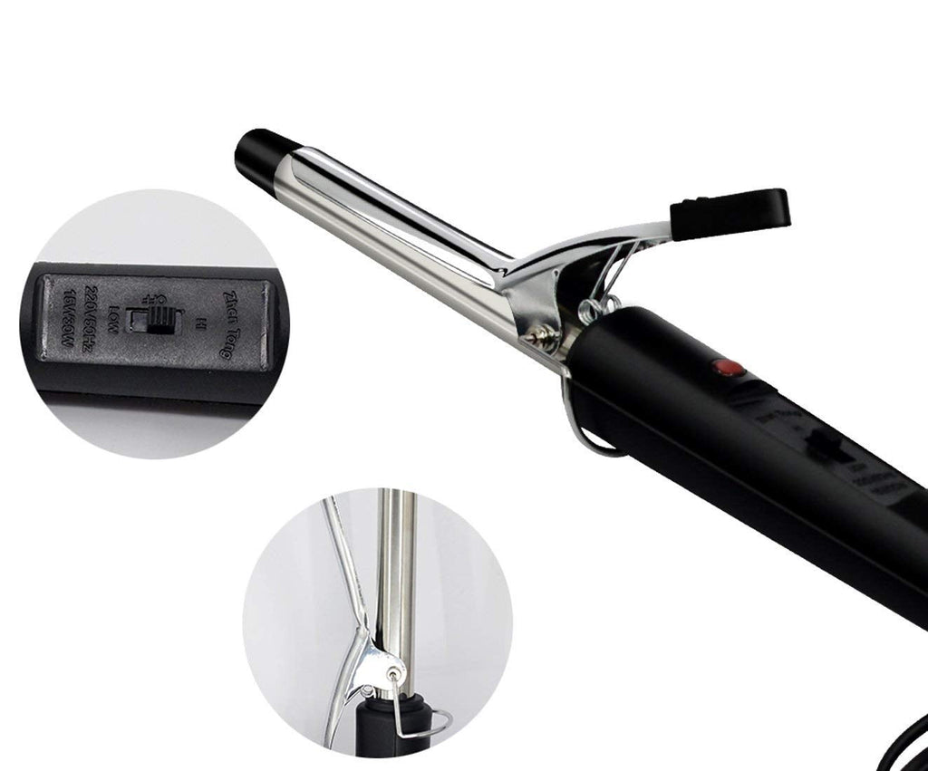 Hair Curling Iron creating perfect, bouncy curls.