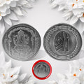 Close-up of the Decorative Ganesh Coin, showcasing intricate Lord Ganesha design.