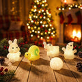 A set of multi-shape Animal LED Night Lamps creating a warm glow.