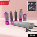 5 In 1 Hair Dryer Brush with Style Aura attachment for versatile styling
