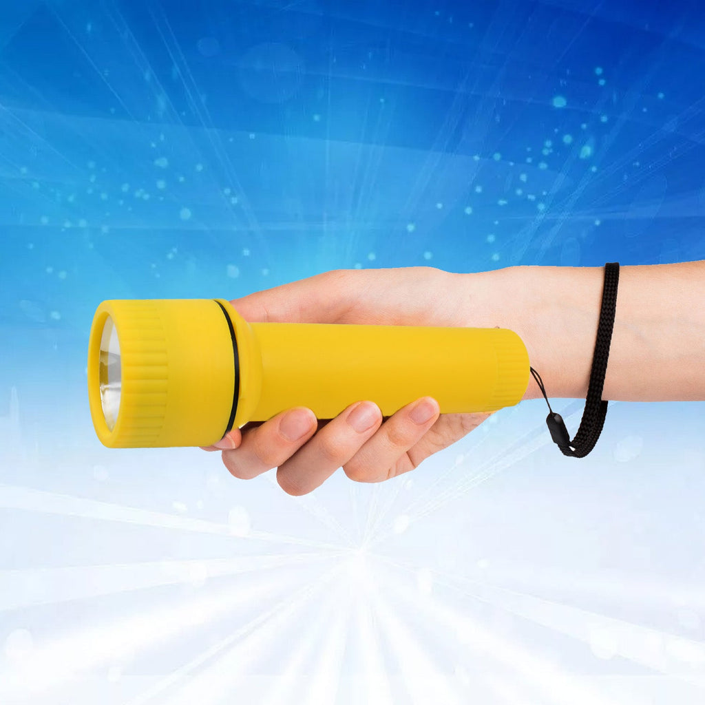 Versatile LED flashlight used for various daily tasks.