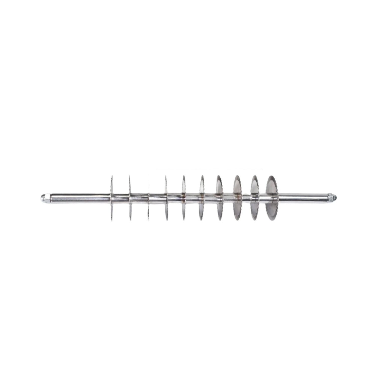 Durable stainless steel dough cutter, easy to clean and store.