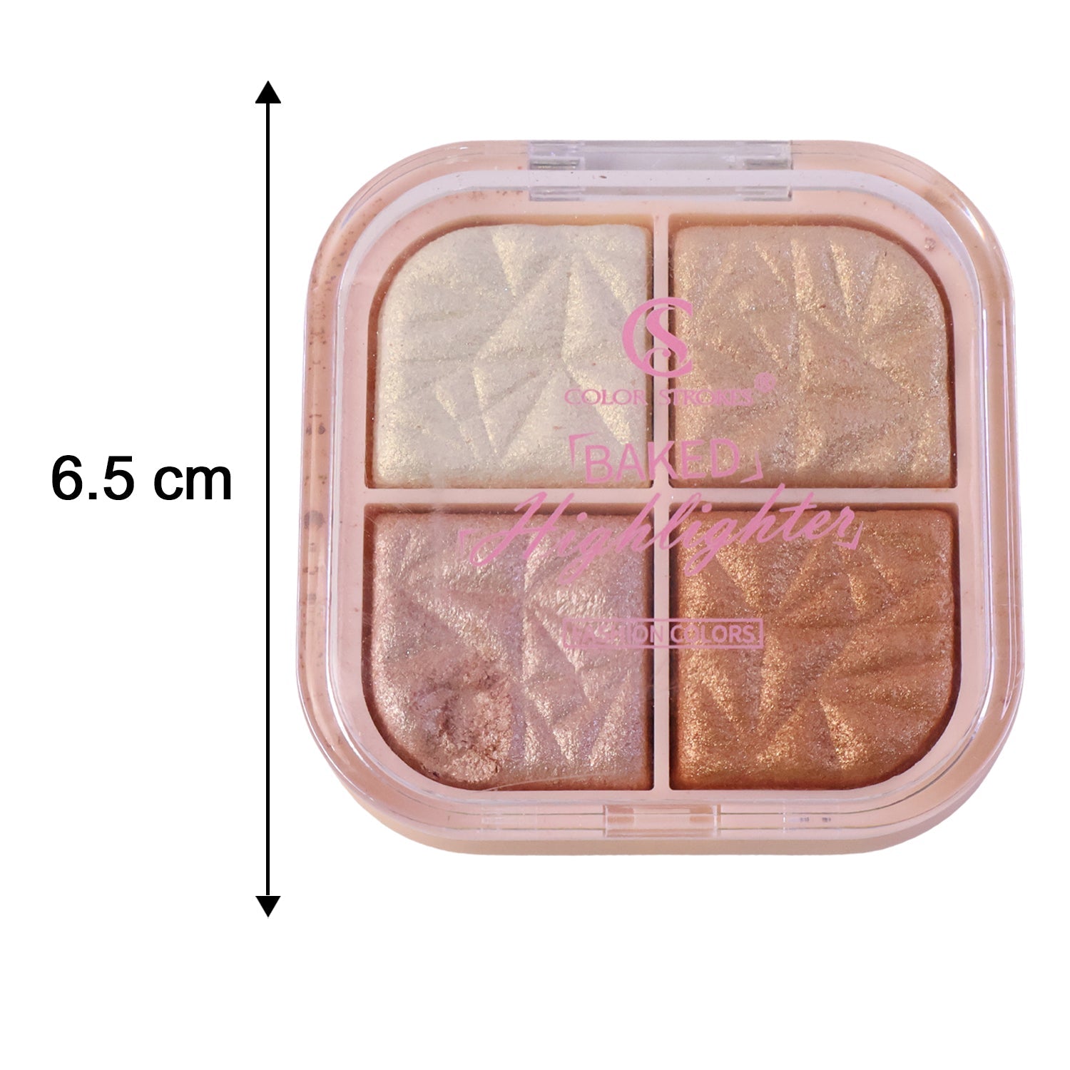 Size guide for highlighter palette