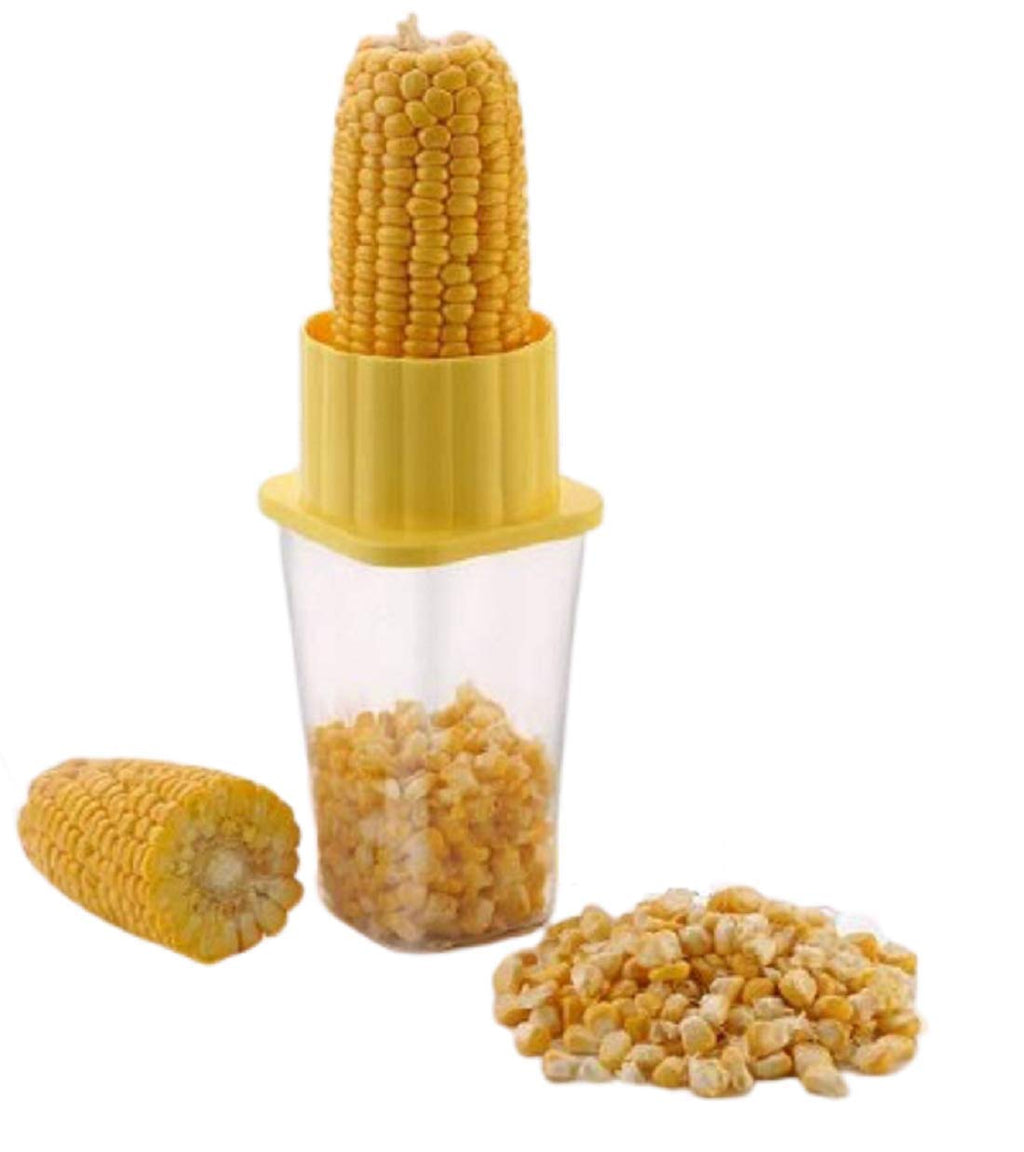 Multi-use corn stripper with ergonomic design, ready to simplify meal prep.