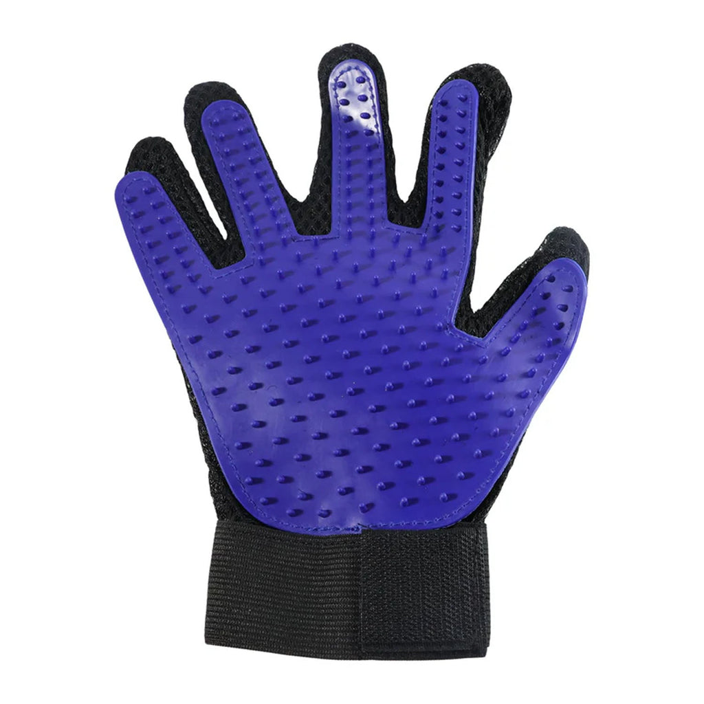 Easy fur cleaning glove tool for pet grooming and massaging