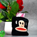 Mini hot water bag with a fun emoji cover displayed frontally.