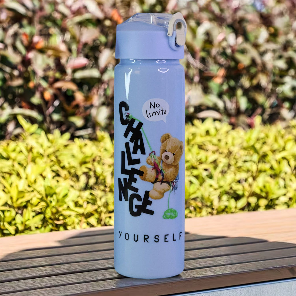 Durable plastic and stainless steel multipurpose water bottles with easy carry handles