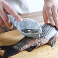 Close-up of the ergonomic Fish Scale Scraper for efficient fish cleaning.