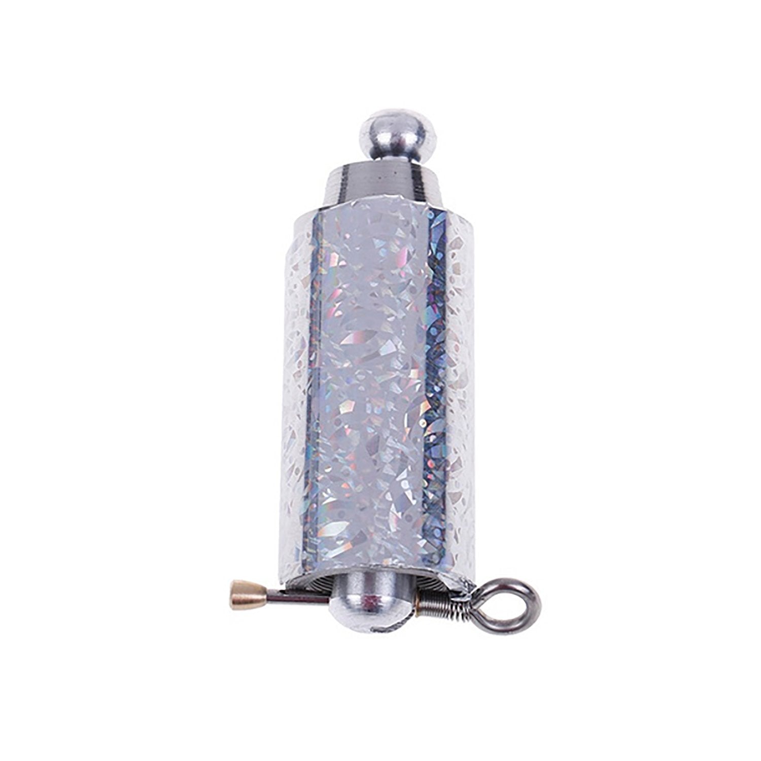 Extended silver magic cane, perfect for illusionists and stage acts.
