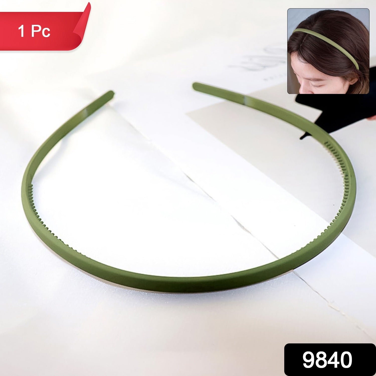 Simple style plastic headband suitable for all hair types
