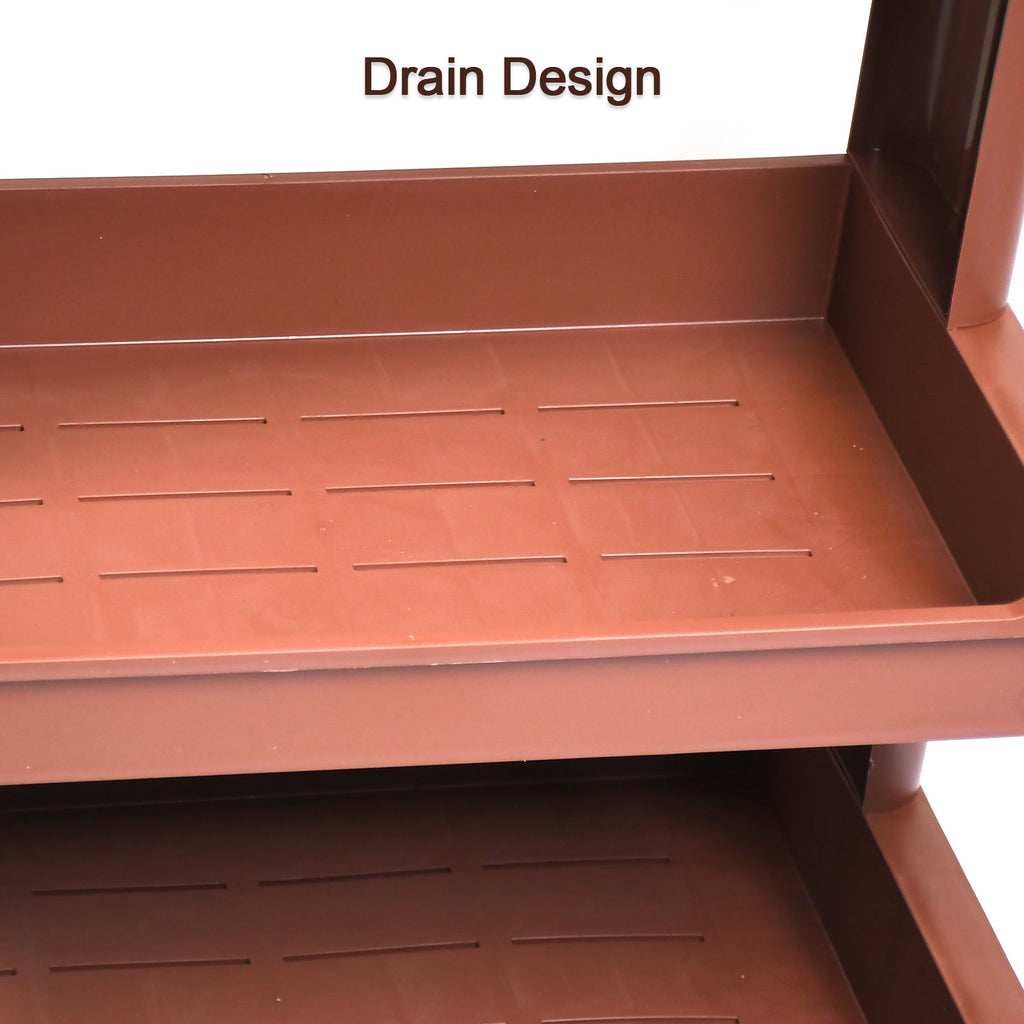 Versatile serving trolley perfect for living room and kitchen decor.