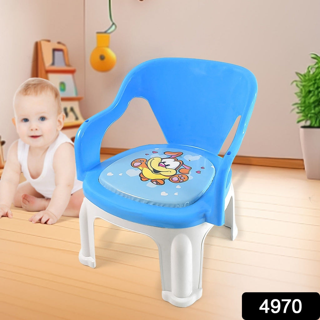 Lightweight plastic baby chair easily portable and stackable