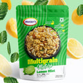 Maniarr's Lemon Mint Roasted Multigrain Mixture pack with vibrant branding.