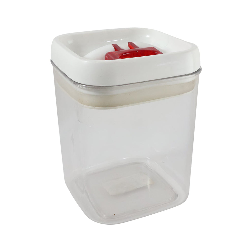 Lockable transparent container ideal for organised cooking and food storage