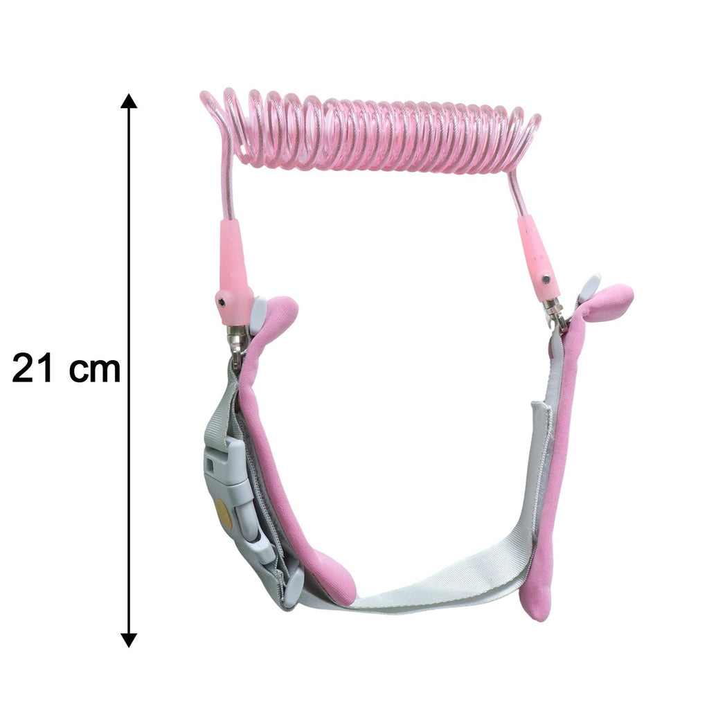 Size comparison of kids safety wrist link strap