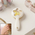 Kids hair comb with cute star design and soft bristles for gentle detangling