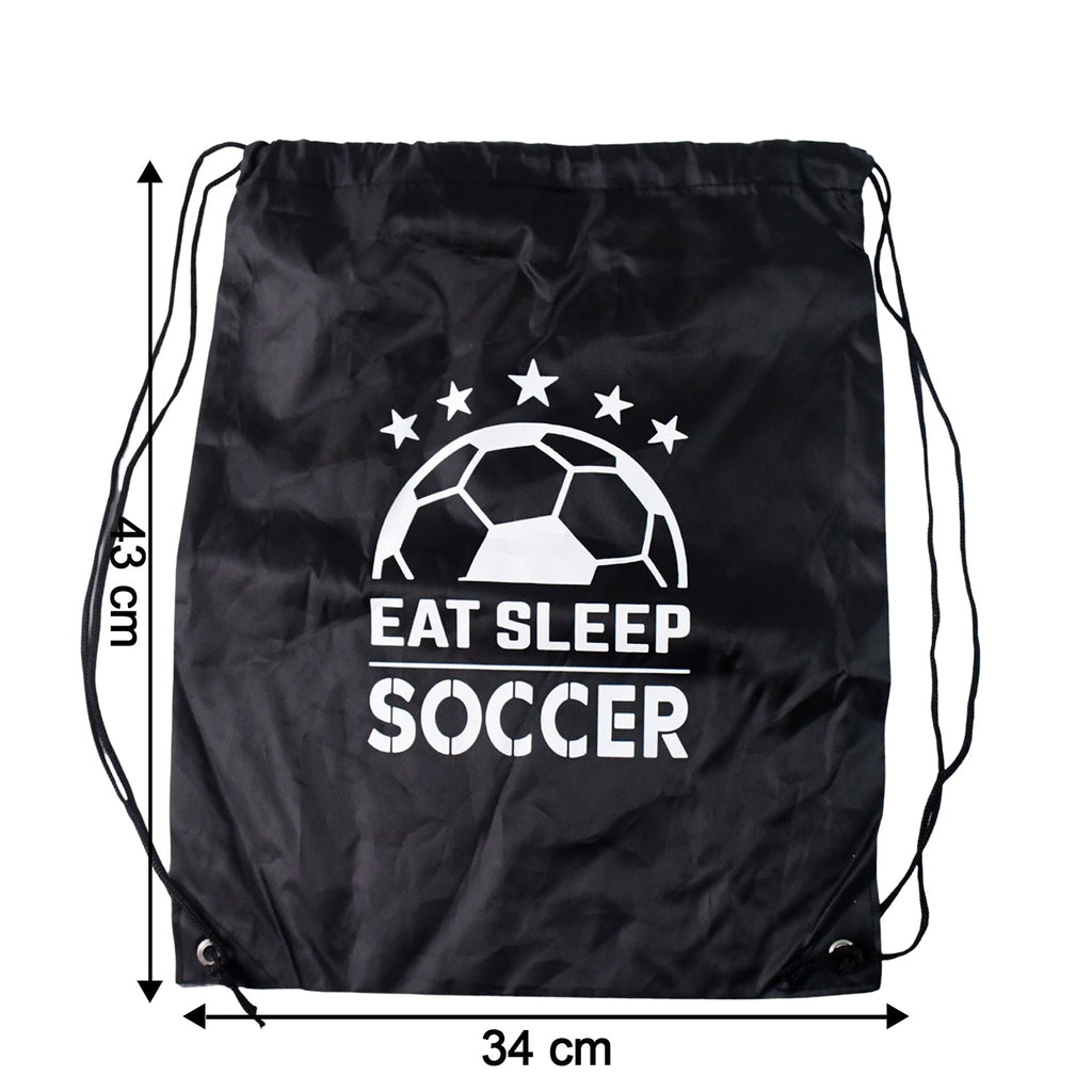 Back view of the comfortable Drawstring Sport Backpack, ready for adventure.