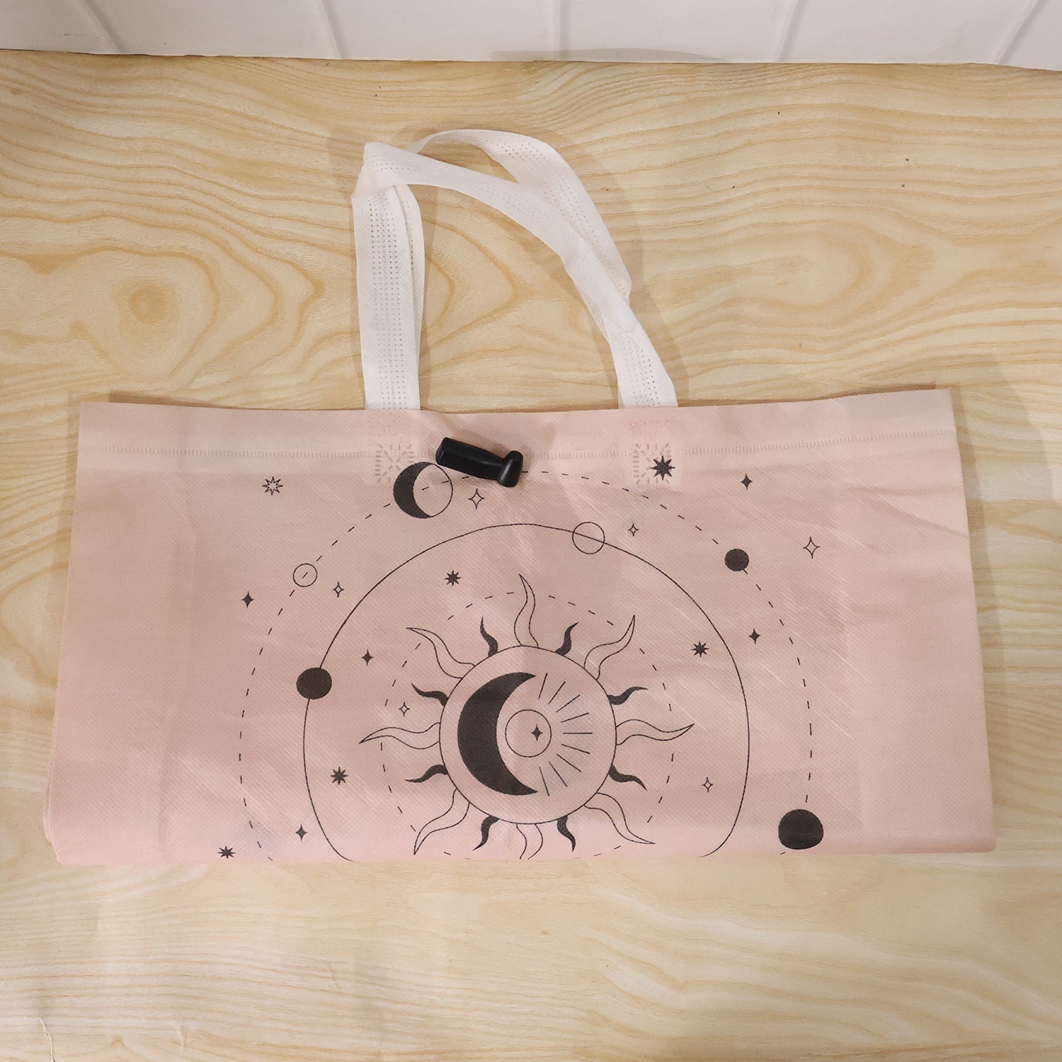 Folded and compact view of multipurpose carry bag