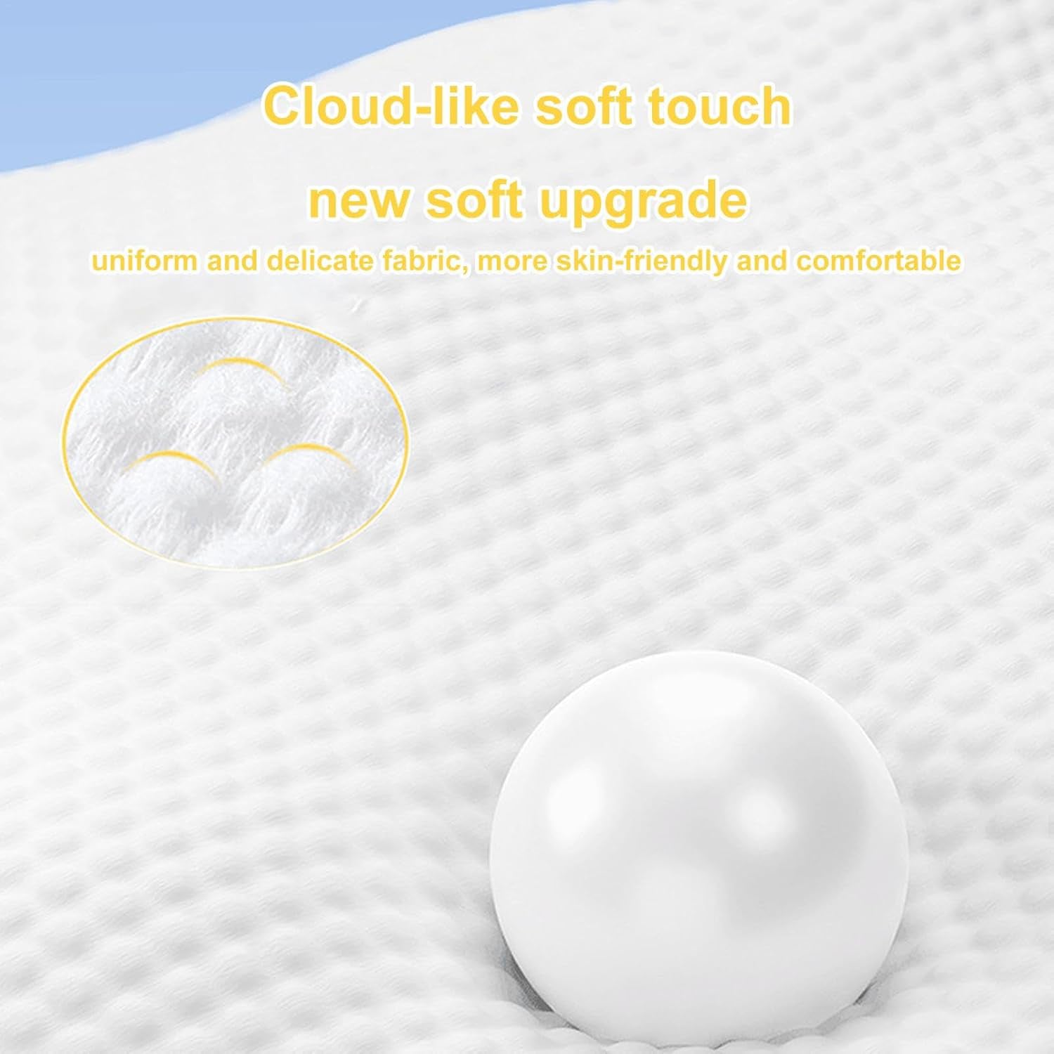 Close-up of compact compressed travel towel texture