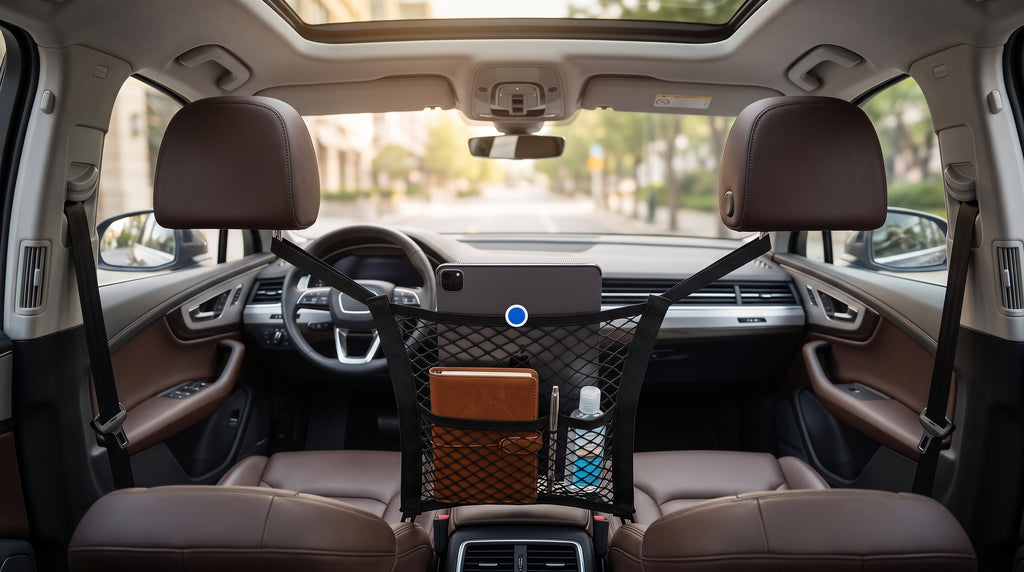 3 Layer Car Mesh Organizer | Back Seat Storage Pocket for Cars