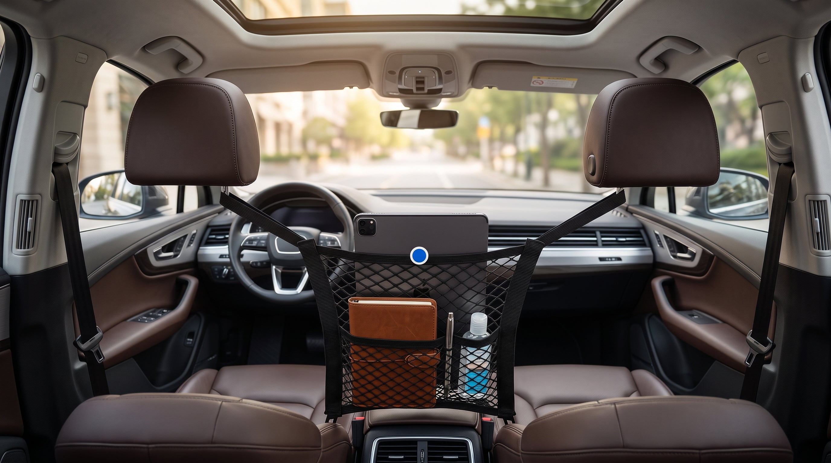 3 Layer Car Mesh Organizer | Back Seat Storage Pocket for Cars