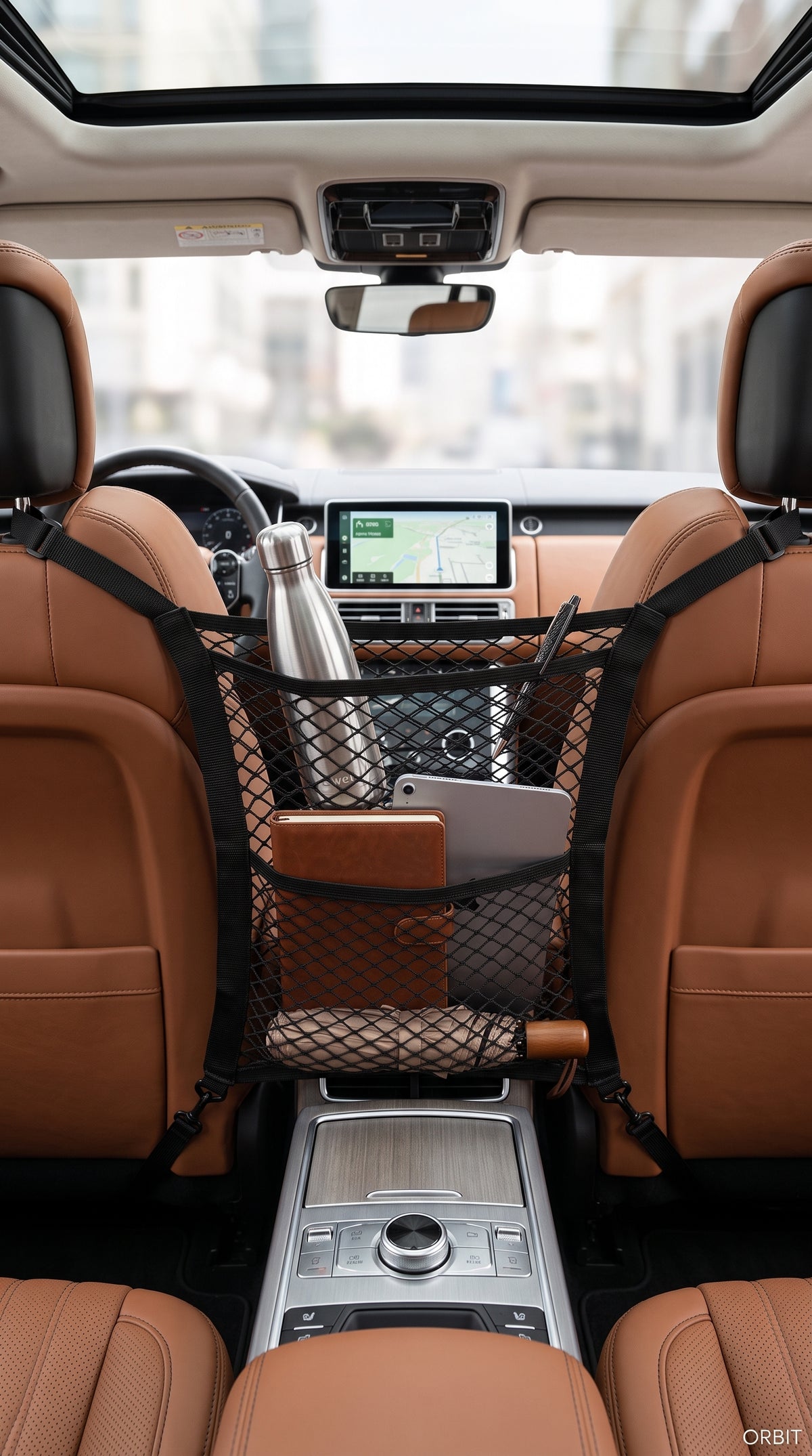 3 Layer Car Mesh Organizer | Back Seat Storage Pocket for Cars