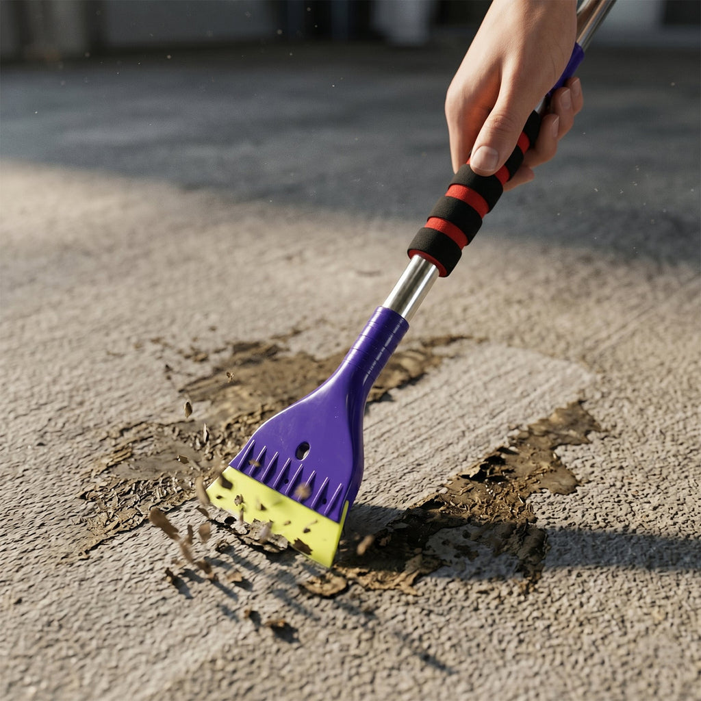 Long-handled cleaning brush suitable for hard-to-reach areas