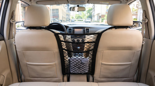 3 Layer Car Mesh Organizer | Back Seat Storage Pocket for Cars