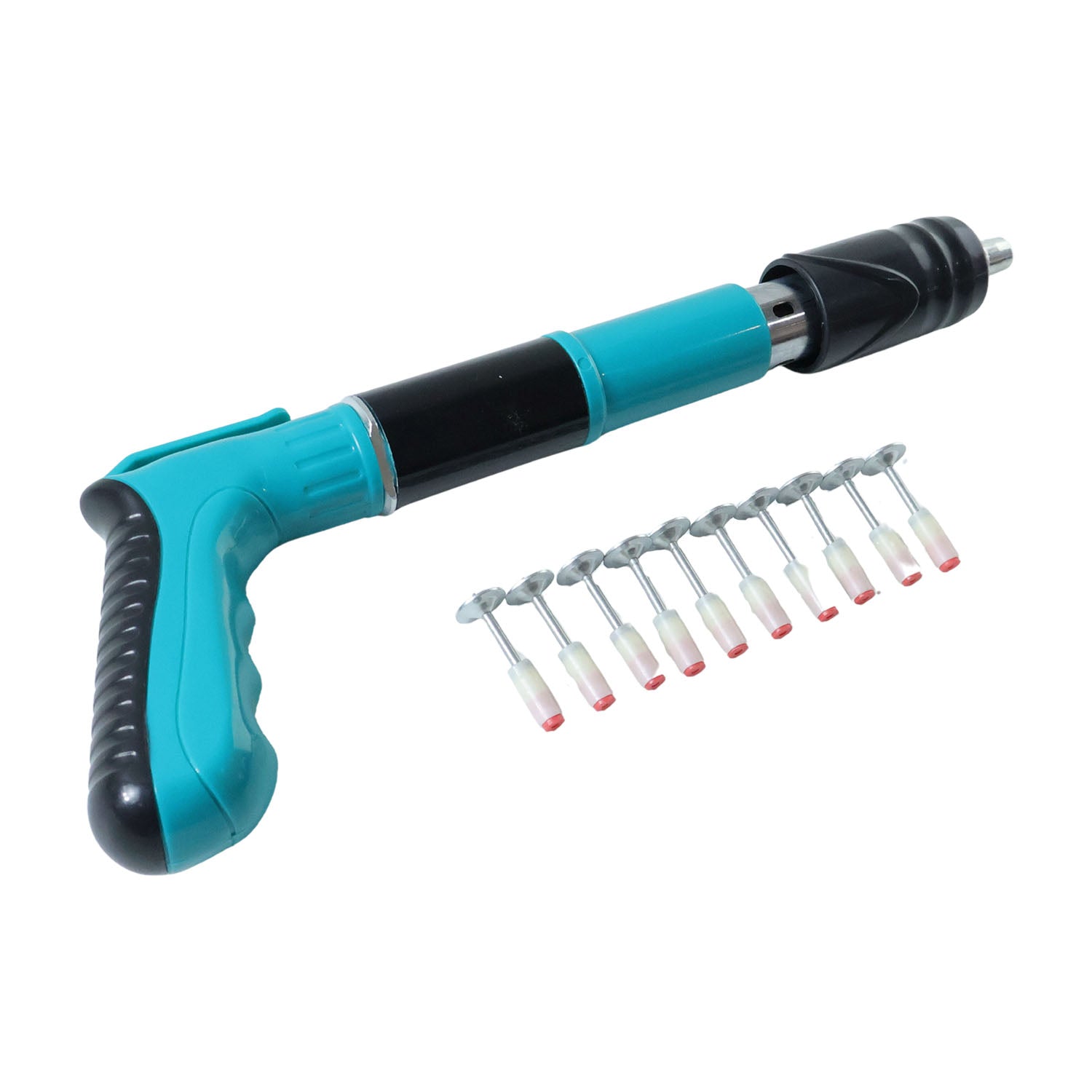 Compact manual wall nail gun for quick fixing and mounting