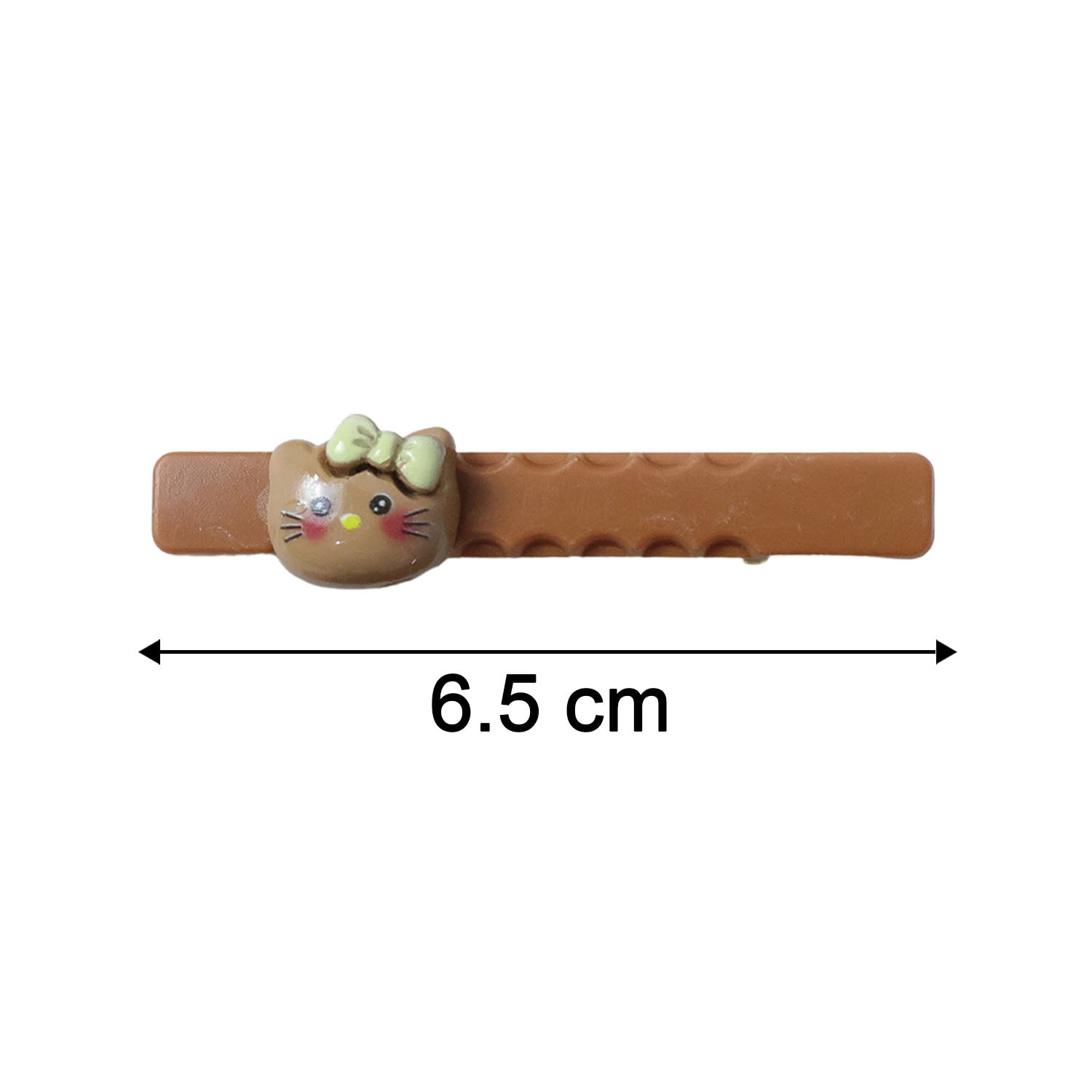 Neutral image showing hair clip size and dimensions
