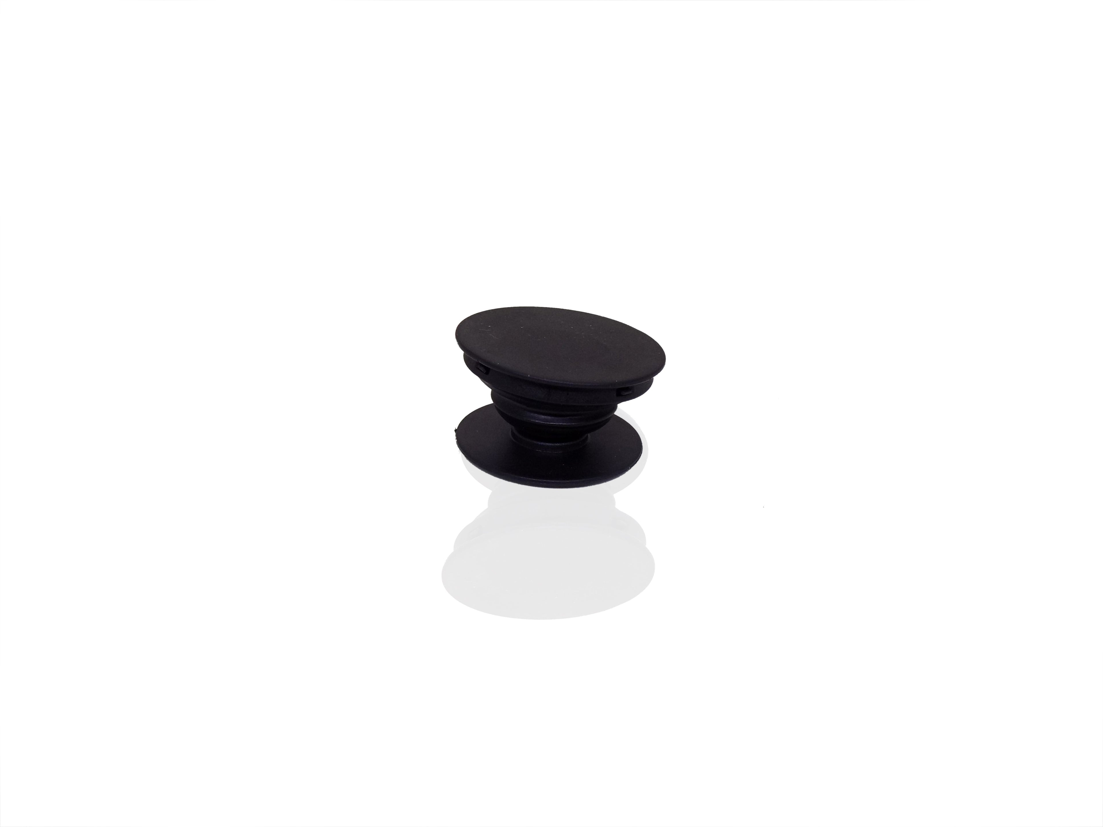 Decorative mobile phone holder with a strong reusable adhesive backing.