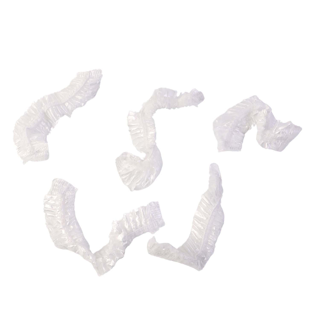 Single disposable shower cap for men protecting hair from moisture