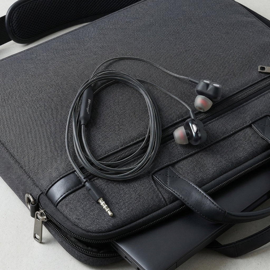 In ear headphones for music and calls with lightweight build
