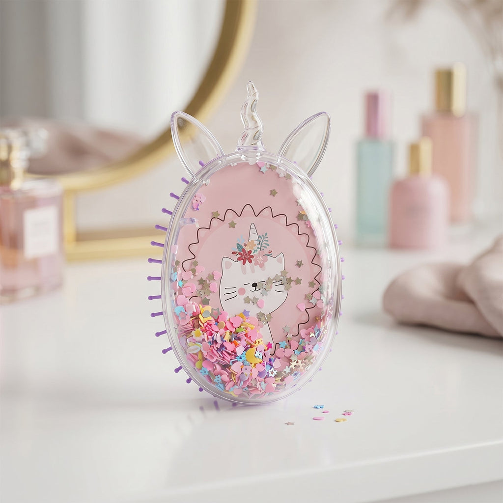 Lightweight, playful kids hair styling comb