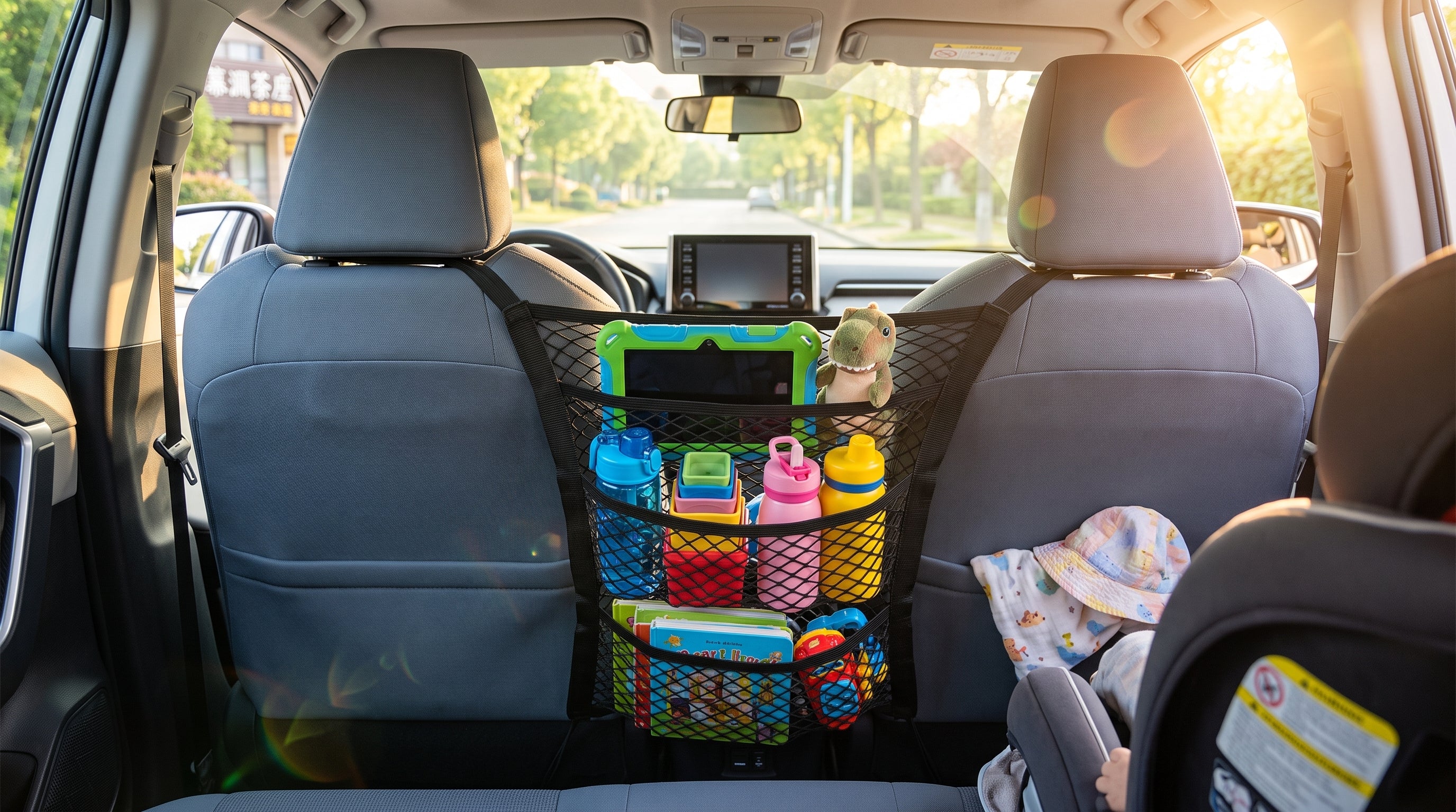 3 Layer Car Mesh Organizer | Back Seat Storage Pocket for Cars