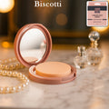 Biscotti Compact Powder in Brew shade with flawless touch packaging